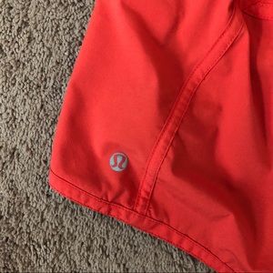 lululemon athletica Shorts - Lululemon Orange Tracker Short V 4” Shorts lululemon athletica Shorts - Lululemon Orange Tracker Short V 4” Shorts